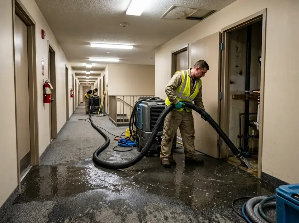 multi-unit-apartment-hallway-f-005 — frequently asked questions, Emergency Burst Pipe Water Extraction & Removal in St. Loui…